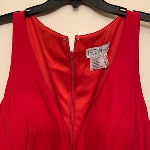 This has been Sold! SALE $175. MacDuggal women’s long red evening dress